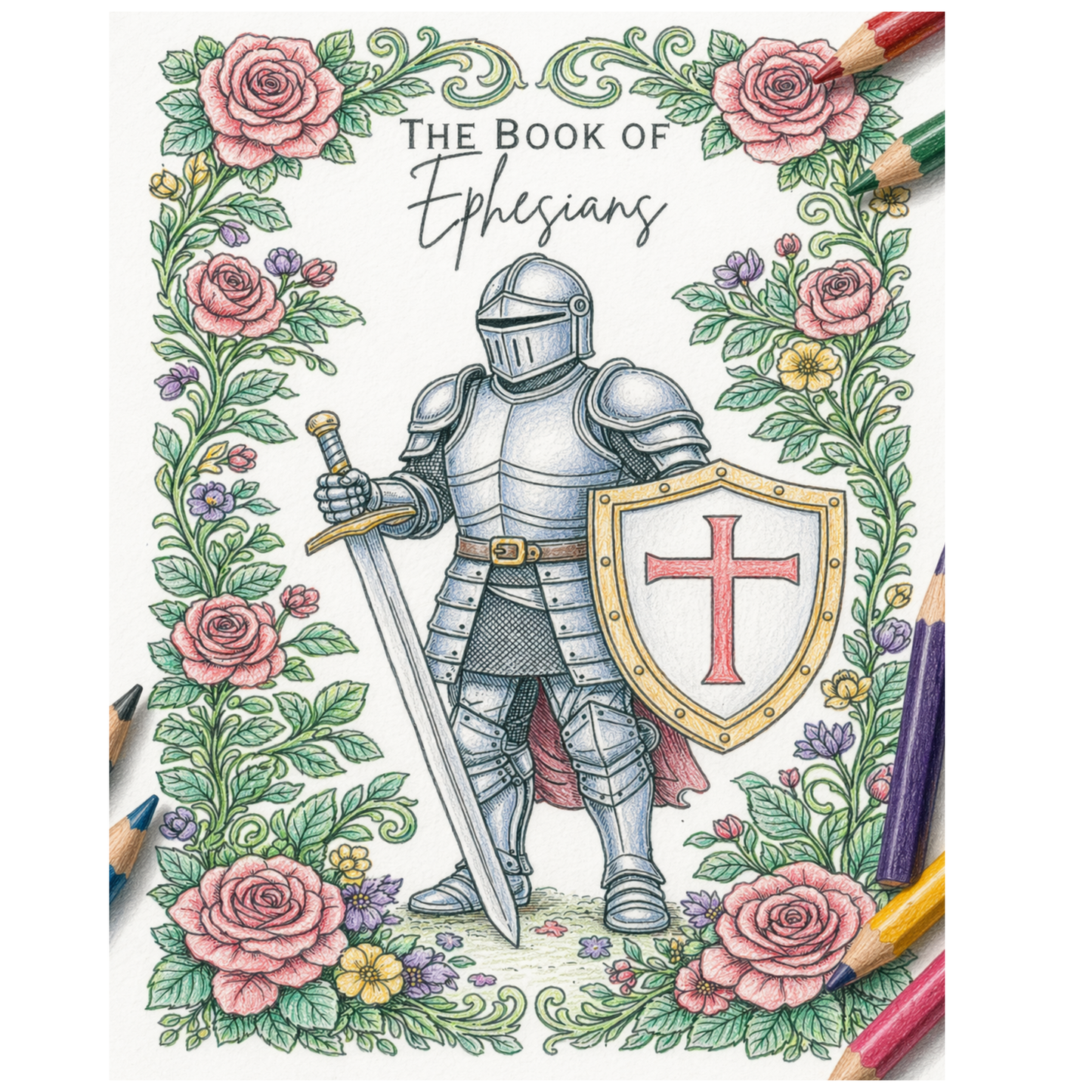 Verse and Vine Scripture Coloring Journal-108 Printable Pages for Peaceful Reflection